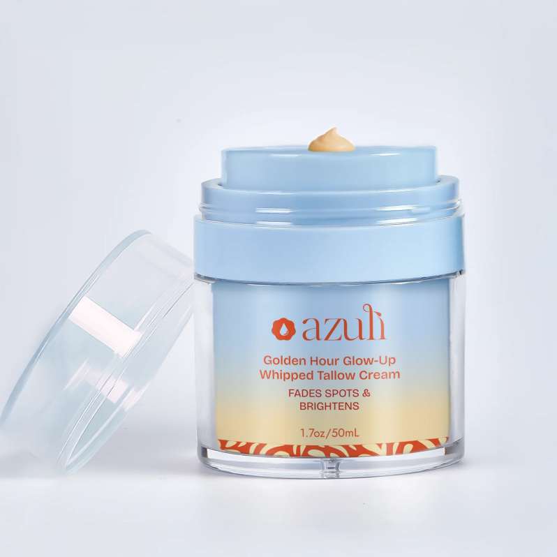 Golden Hour Glow-Up whipped tallow cream jar